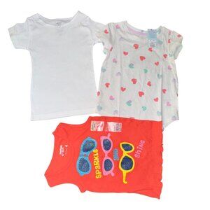 Carters & Cat & Jack Girls T-Shirts & Bodysuit Set 4/5